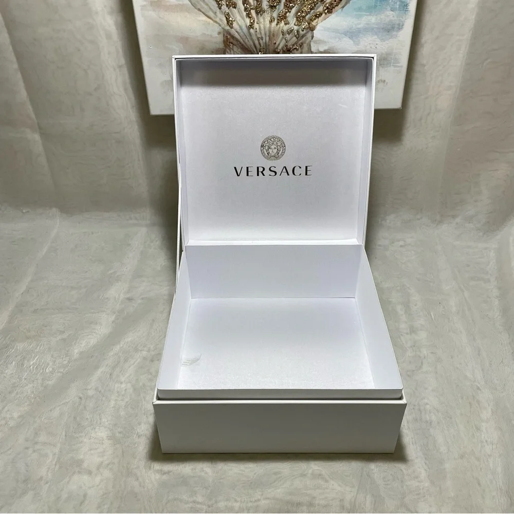 Versace White Box with Gold Versace Logo